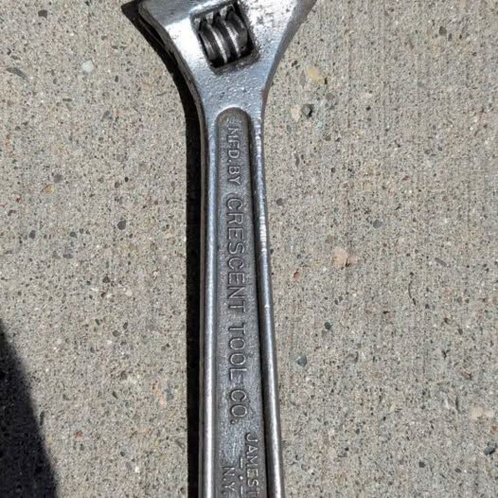 Vintage Crescent Tool Co. 10 Inch Adjustable Wrench